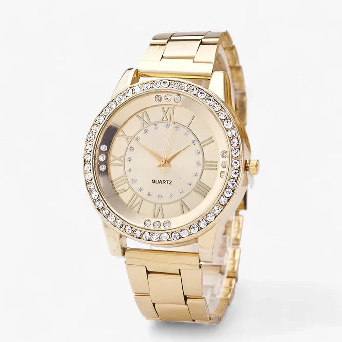 ShineWatch - Dameur med diamanturskive