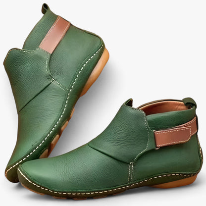 Women's Bohemian-Style Slip-On Ankle Boots