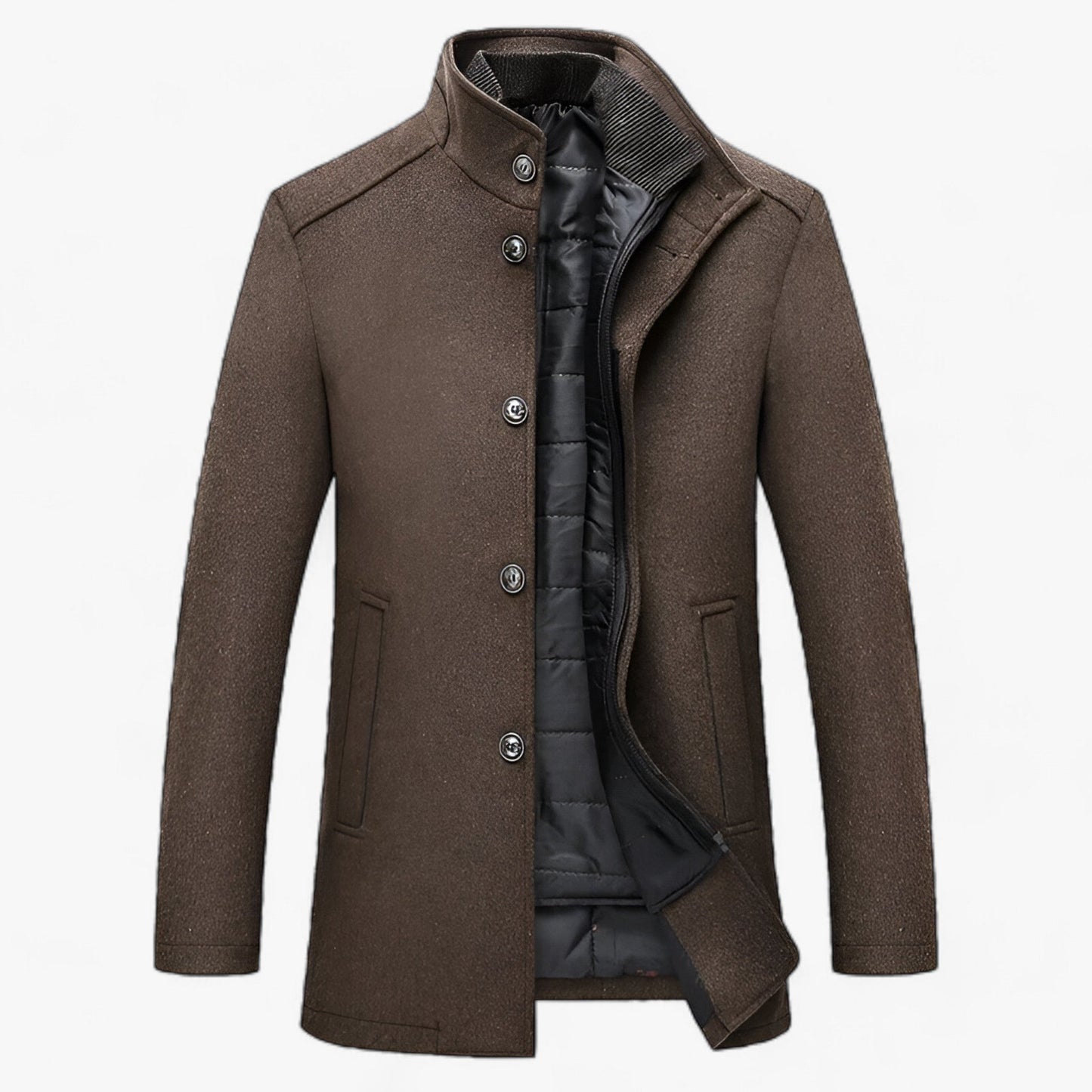 Alexander | Trench-coat en laine – Chaleur luxueuse pour l'automne et l'hiver