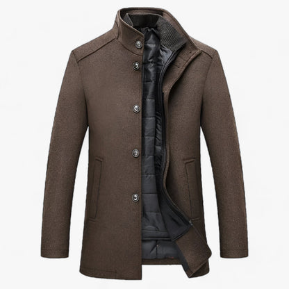 Alexander | Trench-coat en laine – Chaleur luxueuse pour l'automne et l'hiver