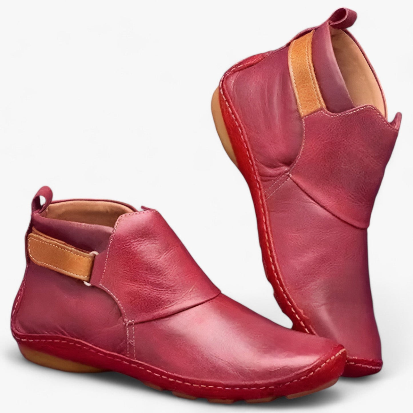 Women's Bohemian-Style Slip-On Ankle Boots