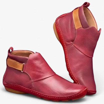 Women's Bohemian-Style Slip-On Ankle Boots