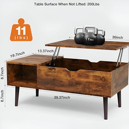 NordicNouveau™ by skörten Sweden: The Clever Coffee Table That Rises to Every Occasion