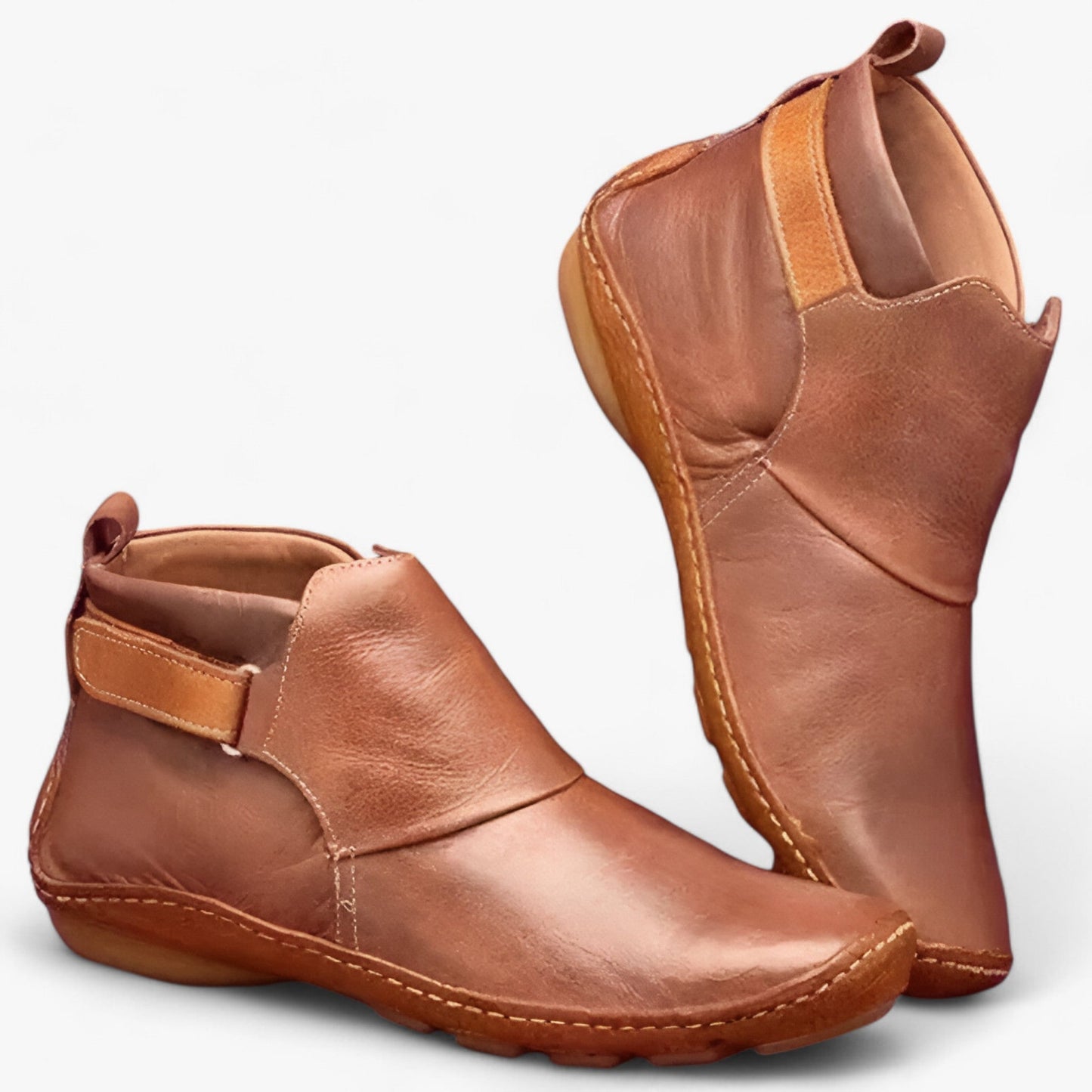 Women's Bohemian-Style Slip-On Ankle Boots