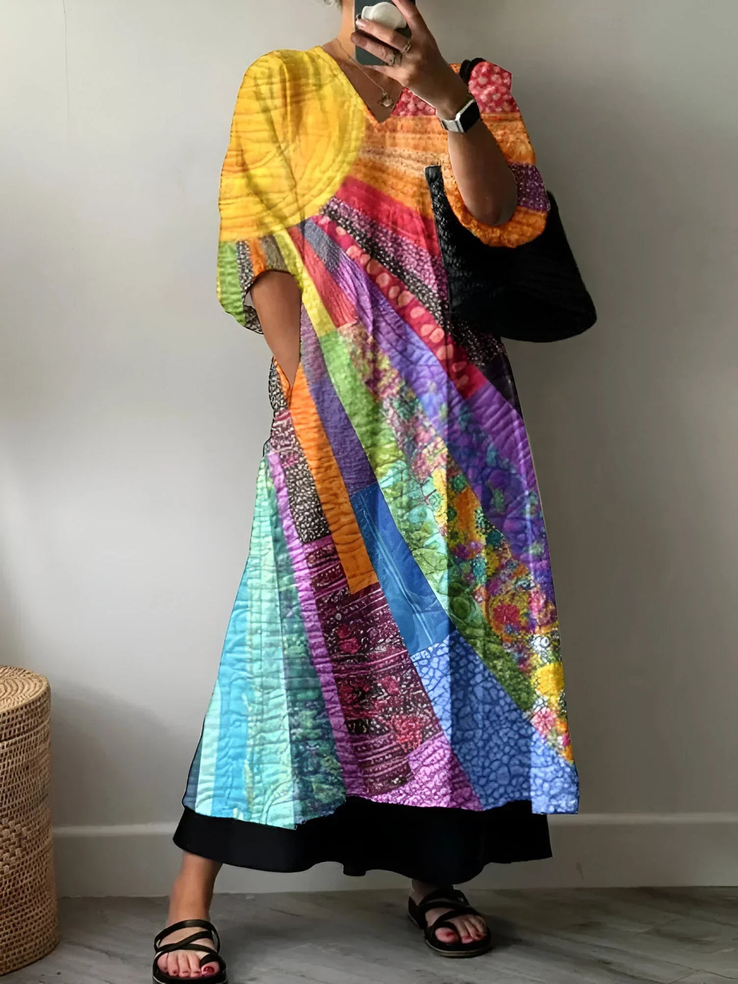 Soleil Dress | Radiant Patchwork Beauty