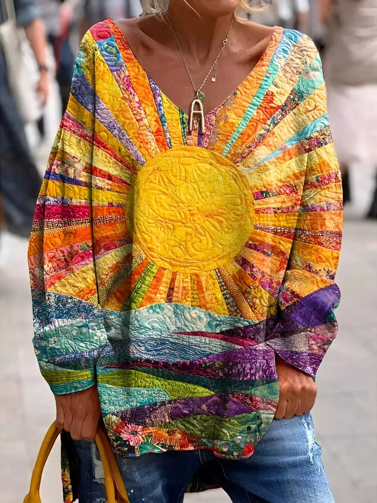 Marina | Cheerful Colorful Blouse