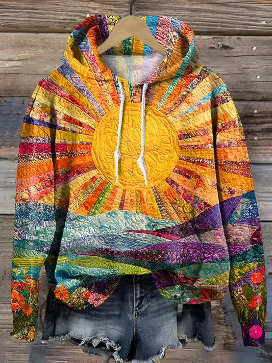 Goldie | Colorful Sunrise Hoodie