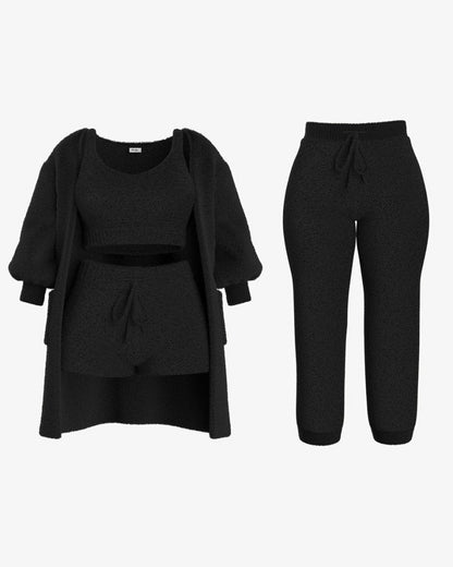 MissCosy | Bouclé Knit Pyjama Set