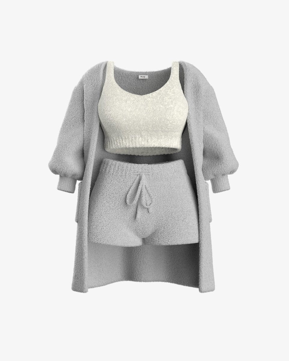 MissCosy | Bouclé Knit Pyjama Set