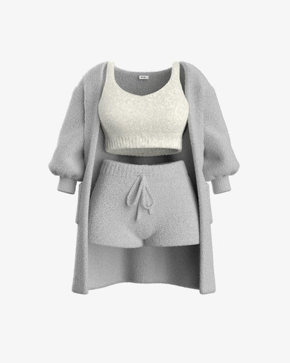 MissCosy | Bouclé Knit Pyjama Set