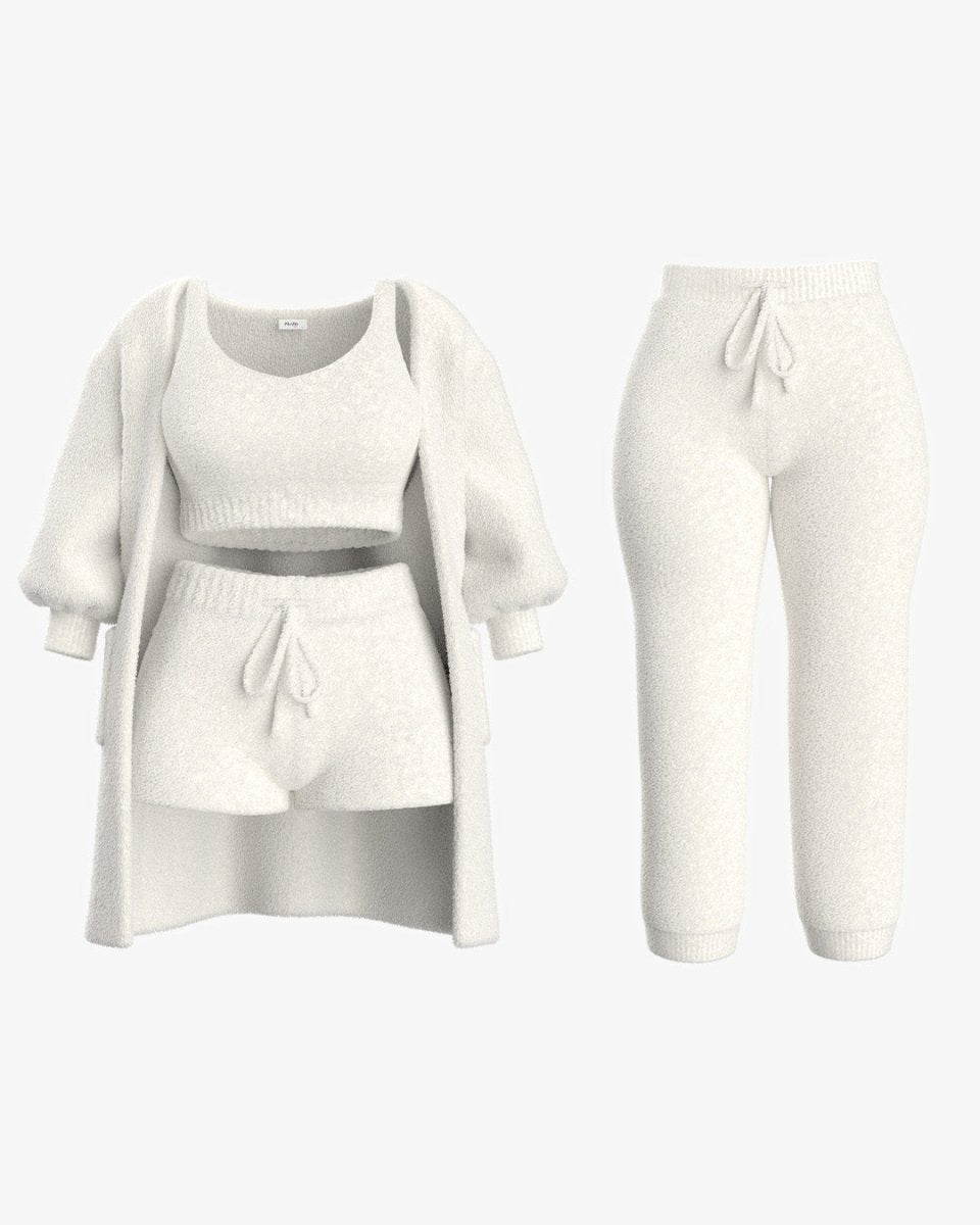 MissCosy | Bouclé Knit Pyjama Set