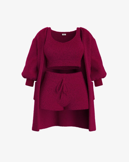 MissCosy | Bouclé Knit Pyjama Set