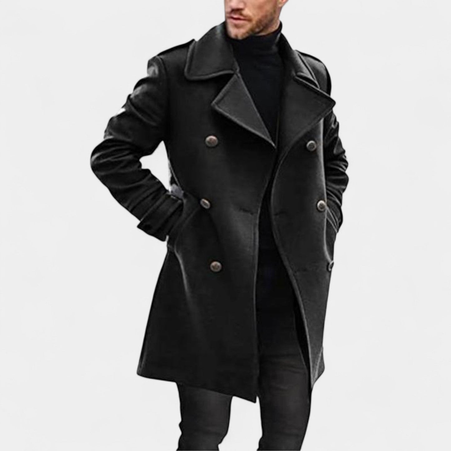 Marek – Elegantní dvouřadý kabát