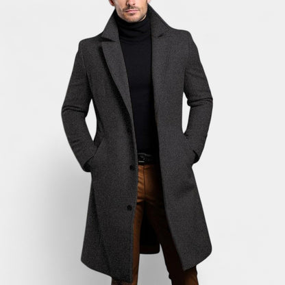 Adam – Elegantní pánský kabát s klopou