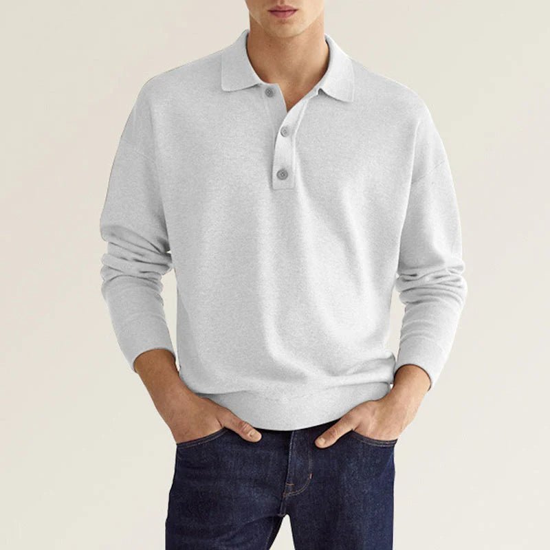 Polo homme Ethan manches longues classique
