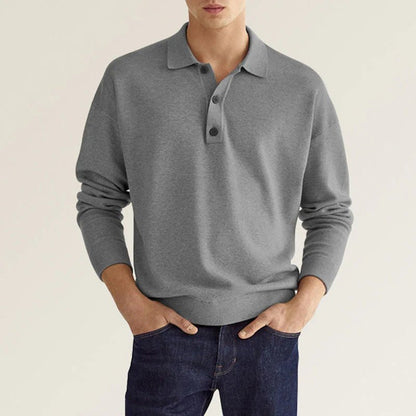 Polo homme Ethan manches longues classique