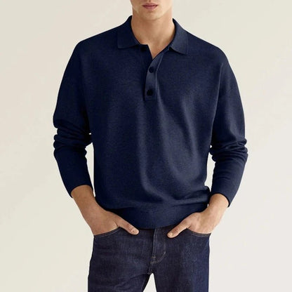 Polo homme Ethan manches longues classique