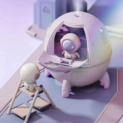 Portable Astronaut Air Humidifier with Night Light & Aroma Diffuser - AstroMist-Pink-Nora Luxe