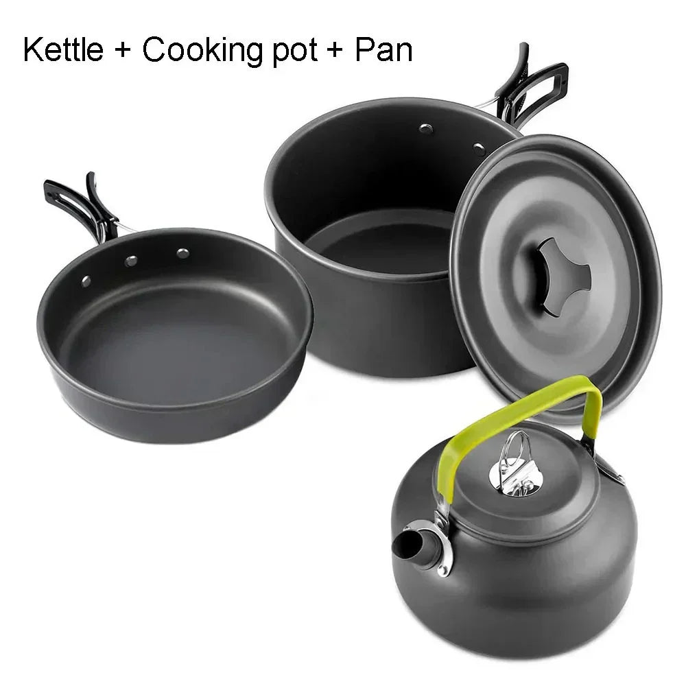 Portable Outdoor Cooking Set - CampEase-A-Nora Luxe