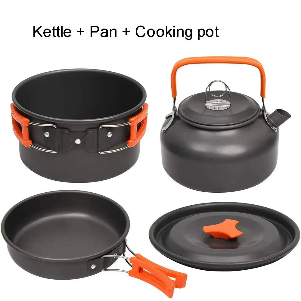 Portable Outdoor Cooking Set - CampEase-A-Nora Luxe