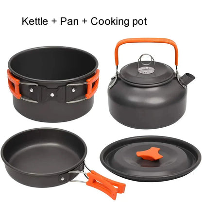 Portable Outdoor Cooking Set - CampEase-A-Nora Luxe
