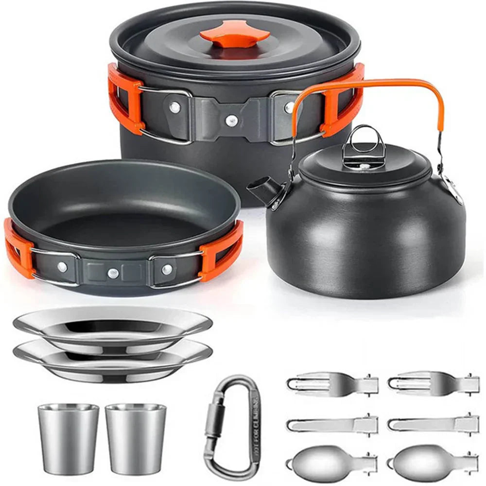 Portable Outdoor Cooking Set - CampEase-E-Nora Luxe