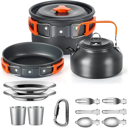 Portable Outdoor Cooking Set - CampEase-E-Nora Luxe