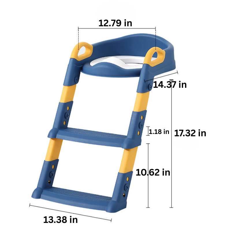 Potty Trainer - Proud Potty-Blue-Nora Luxe