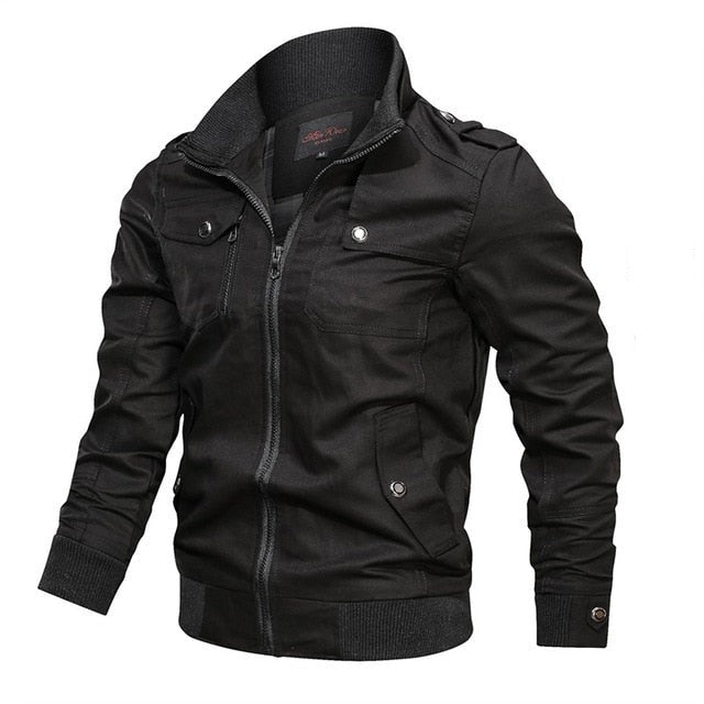 Leandro – Herren Übergangsjacke mit Reißverschluss