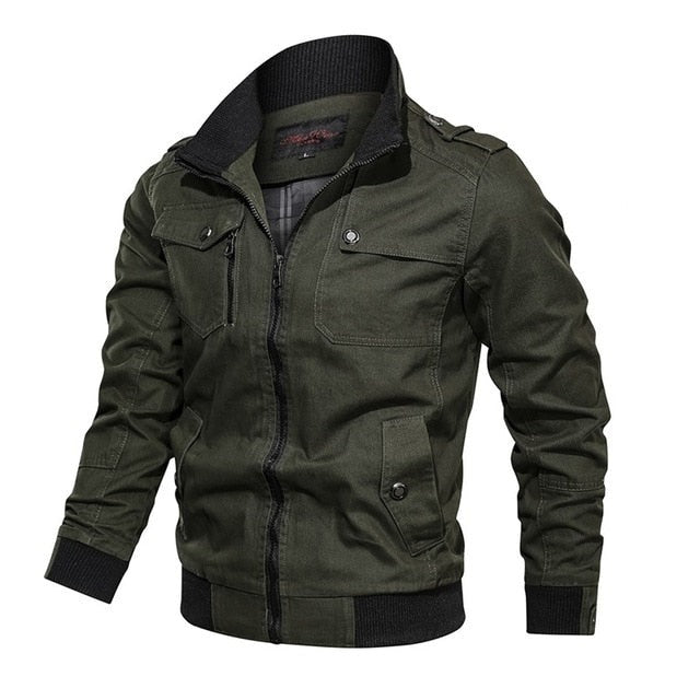 Leandro – Herren Übergangsjacke mit Reißverschluss