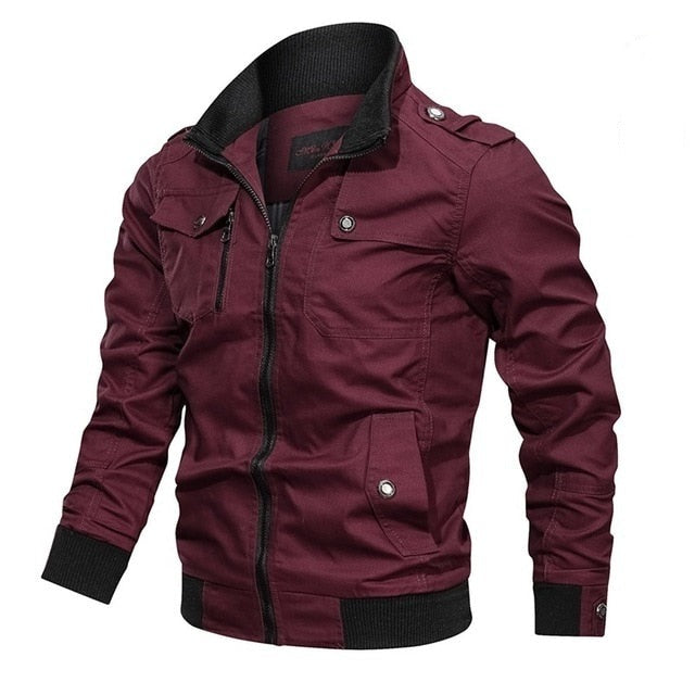 Leandro – Herren Übergangsjacke mit Reißverschluss