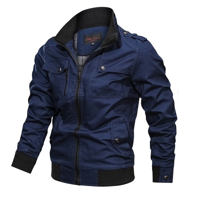 Leandro – Herren Übergangsjacke mit Reißverschluss