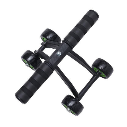 4 Wheel Ab Roller Abdominal Power Gym Fitness Exercise Equipment