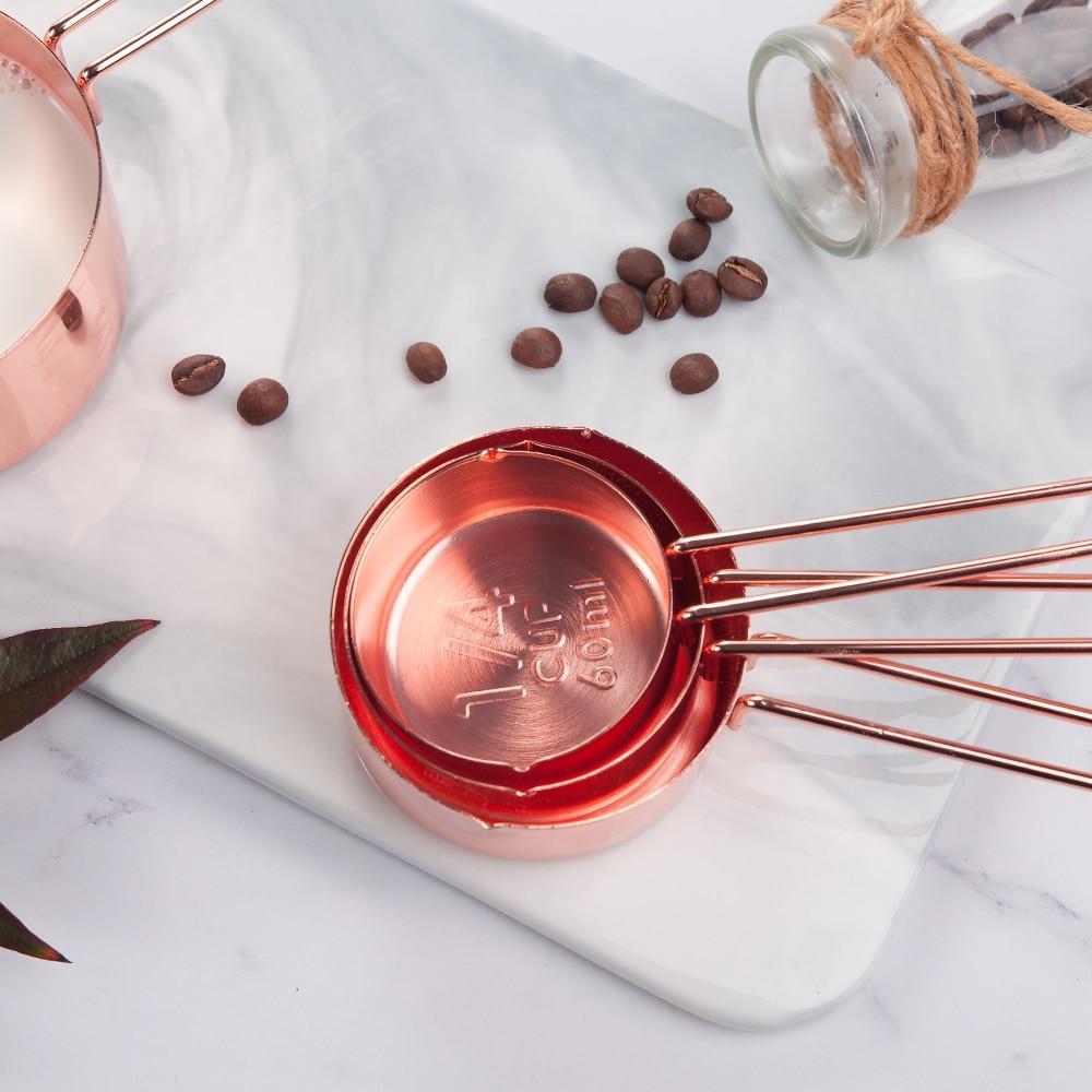 Kitchen Cooking Tools Stainless Steel Measuring Cups Spoons Baking