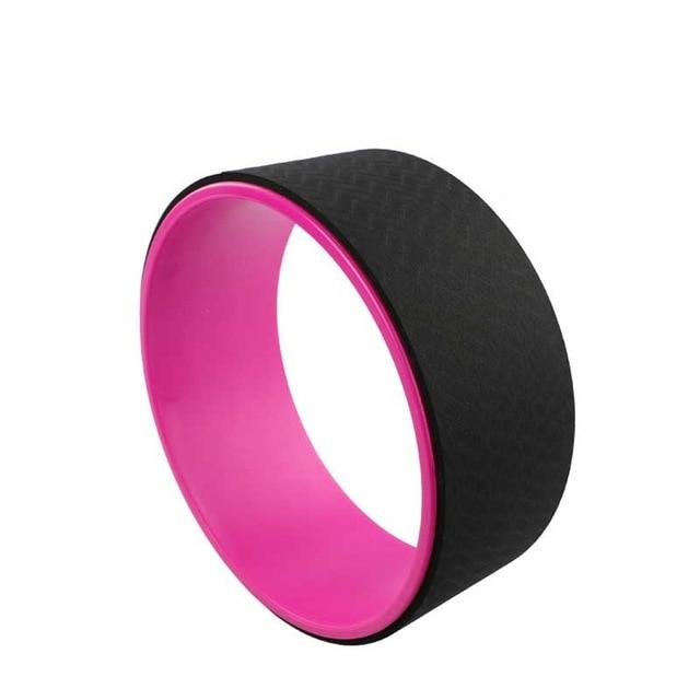 Yoga Wheel Pilates Circle Tpe Fitness Roller Back Stretching Tool