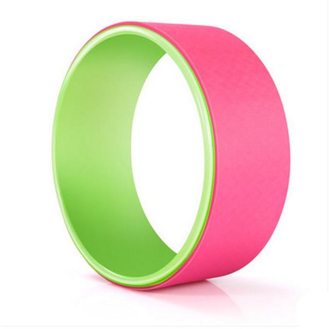 Yoga Wheel Pilates Circle Tpe Fitness Roller Back Stretching Tool