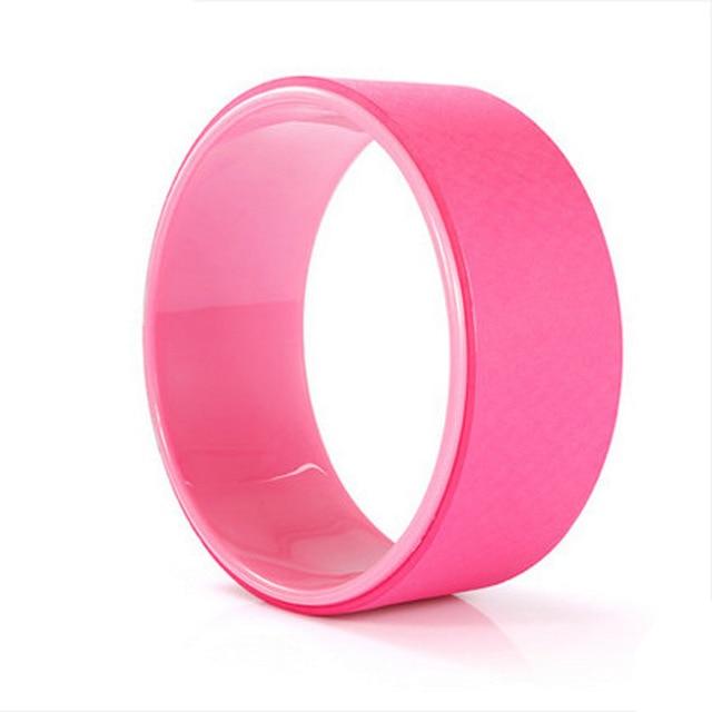 Yoga Wheel Pilates Circle Tpe Fitness Roller Back Stretching Tool