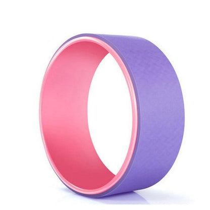 Yoga Wheel Pilates Circle Tpe Fitness Roller Back Stretching Tool