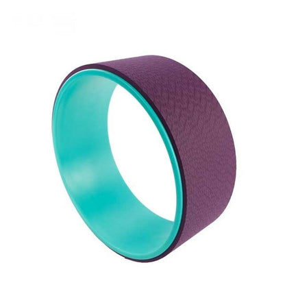 Yoga Wheel Pilates Circle Tpe Fitness Roller Back Stretching Tool