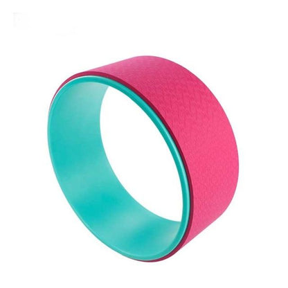 Yoga Wheel Pilates Circle Tpe Fitness Roller Back Stretching Tool