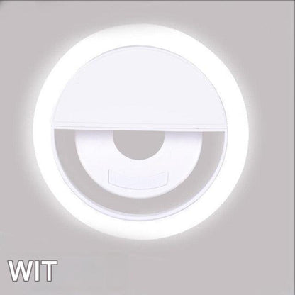 Portable Selfie Ring Light for Photography and Video – Clip-On LED Lighting for Content Creation, Selfies and Video Calls