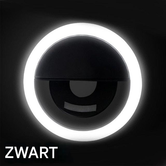 Portable Selfie Ring Light for Photography and Video – Clip-On LED Lighting for Content Creation, Selfies and Video Calls