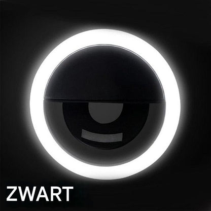 Portable Selfie Ring Light for Photography and Video – Clip-On LED Lighting for Content Creation, Selfies and Video Calls