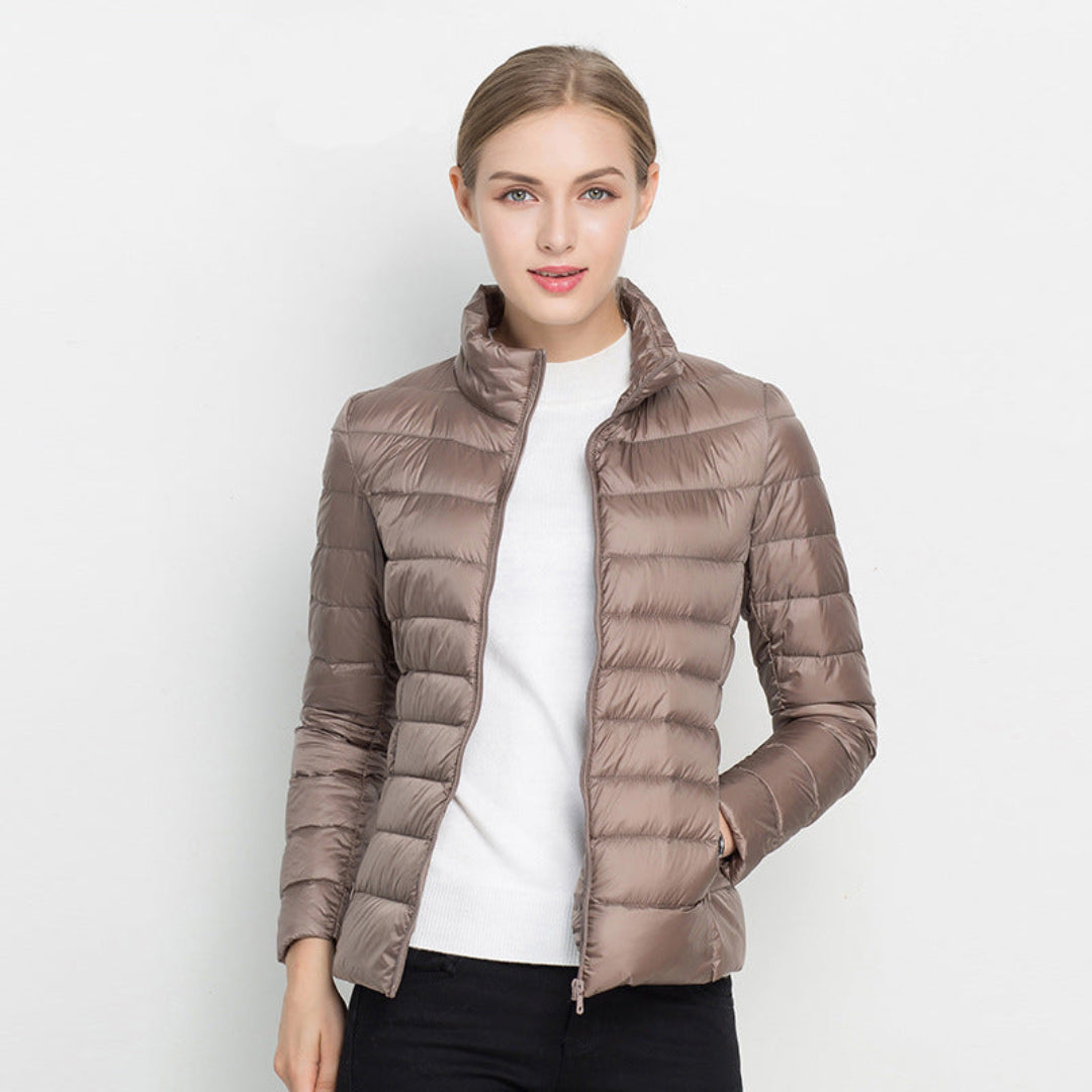 Chaqueta Acolchada Ligera para Mujeres | Cálida y de Manga Larga