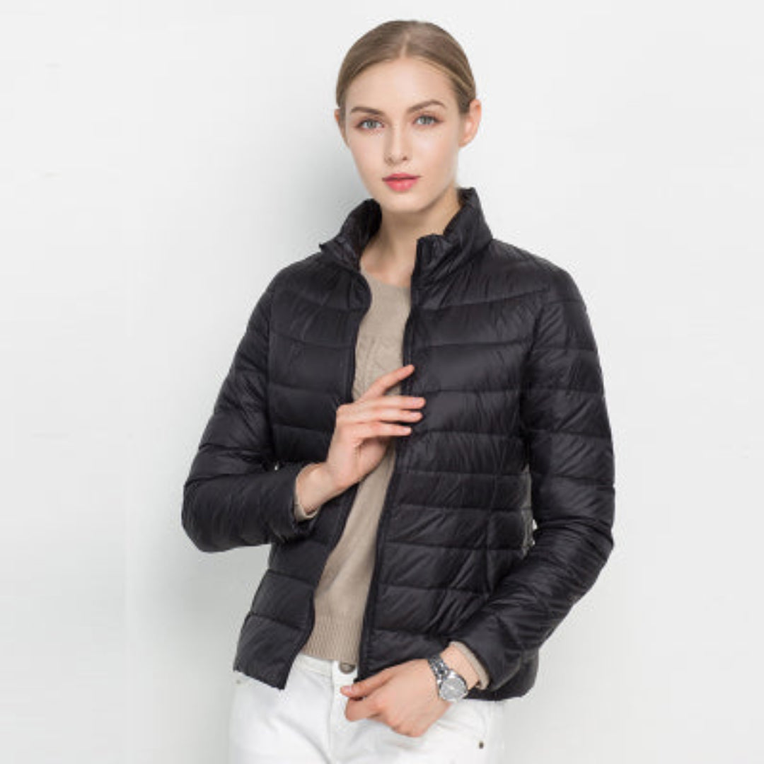 Chaqueta Acolchada Ligera para Mujeres | Cálida y de Manga Larga