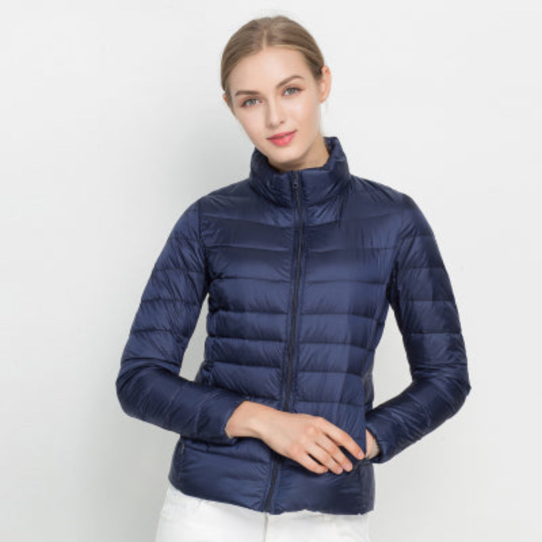 Chaqueta Acolchada Ligera para Mujeres | Cálida y de Manga Larga