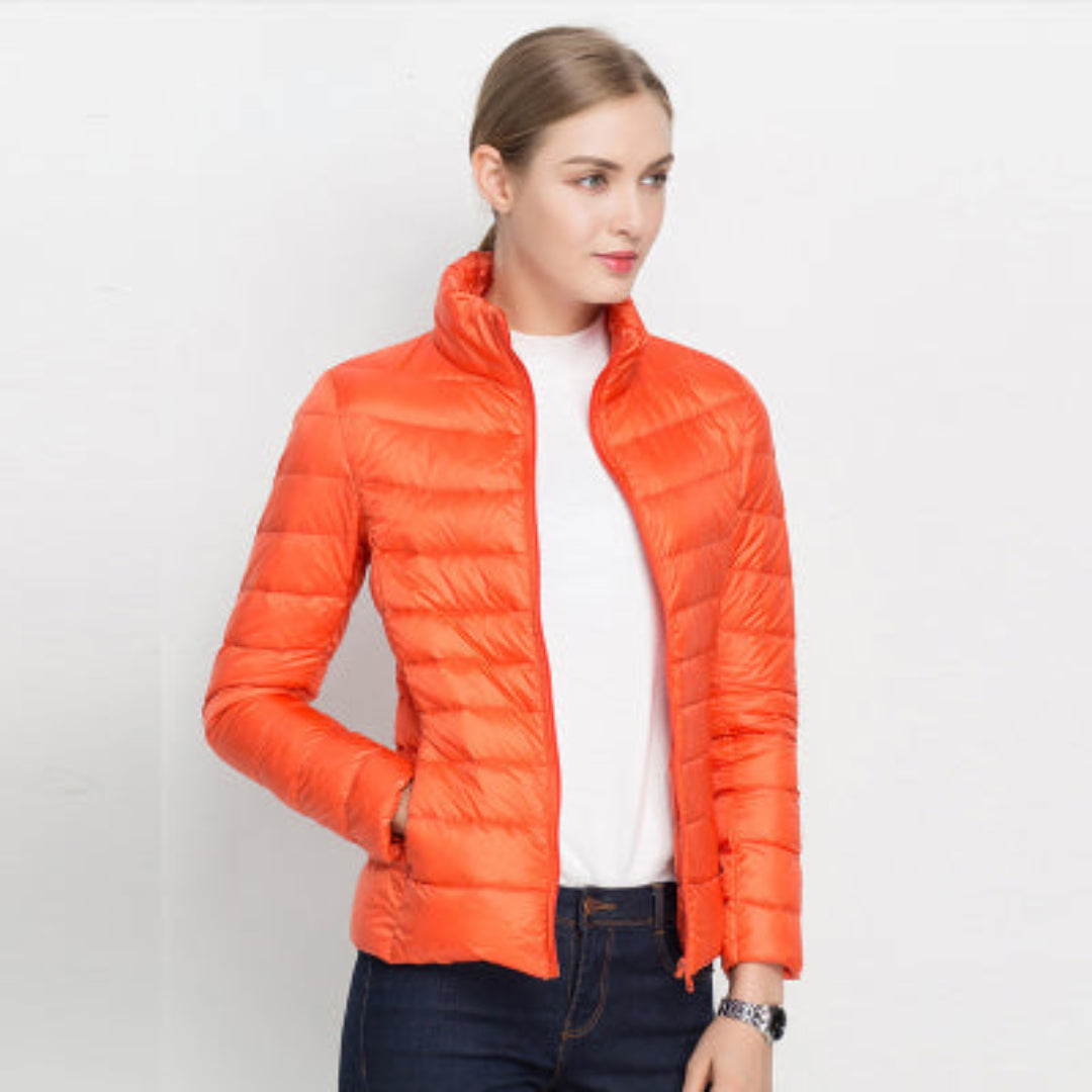 Chaqueta Acolchada Ligera para Mujeres | Cálida y de Manga Larga