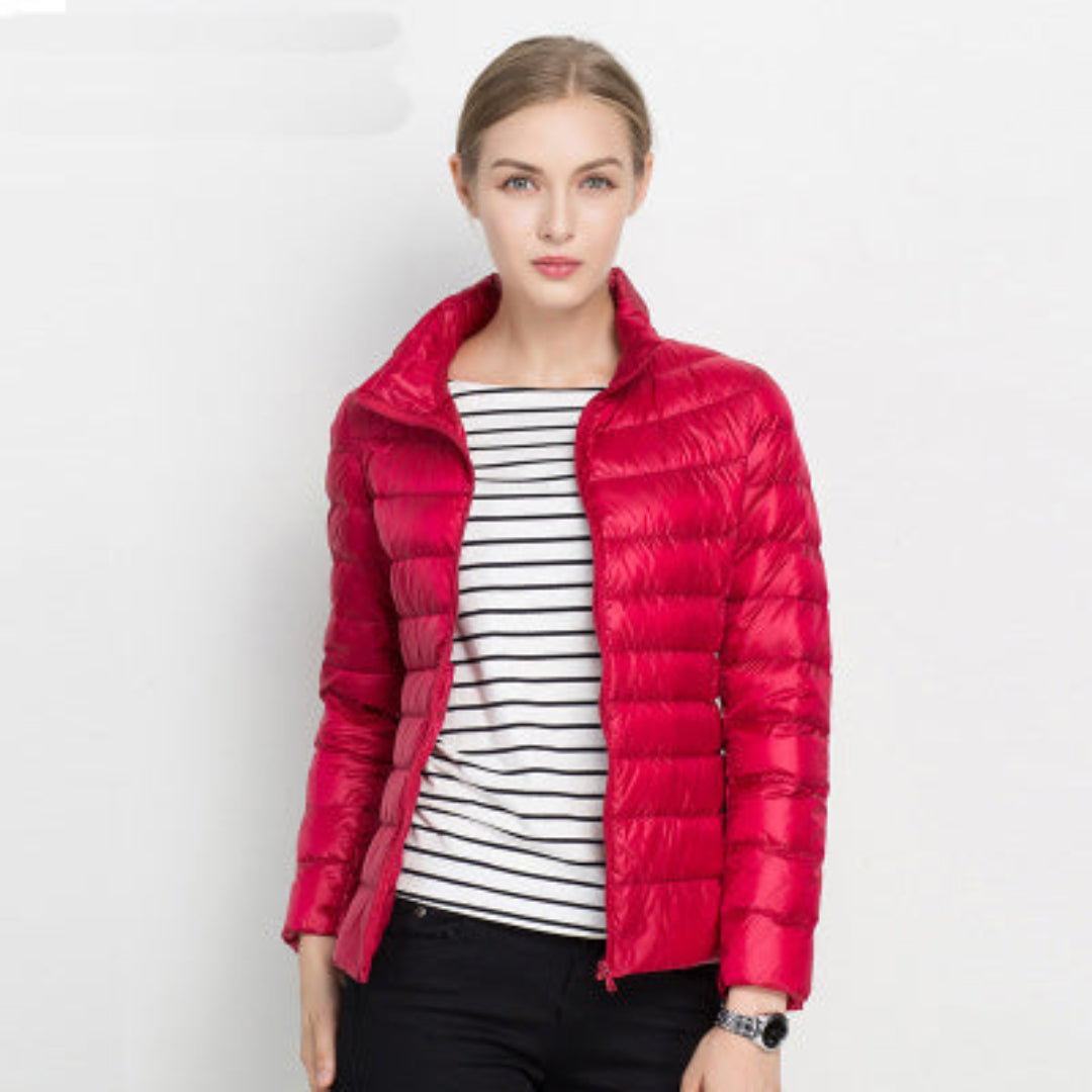 Chaqueta Acolchada Ligera para Mujeres | Cálida y de Manga Larga
