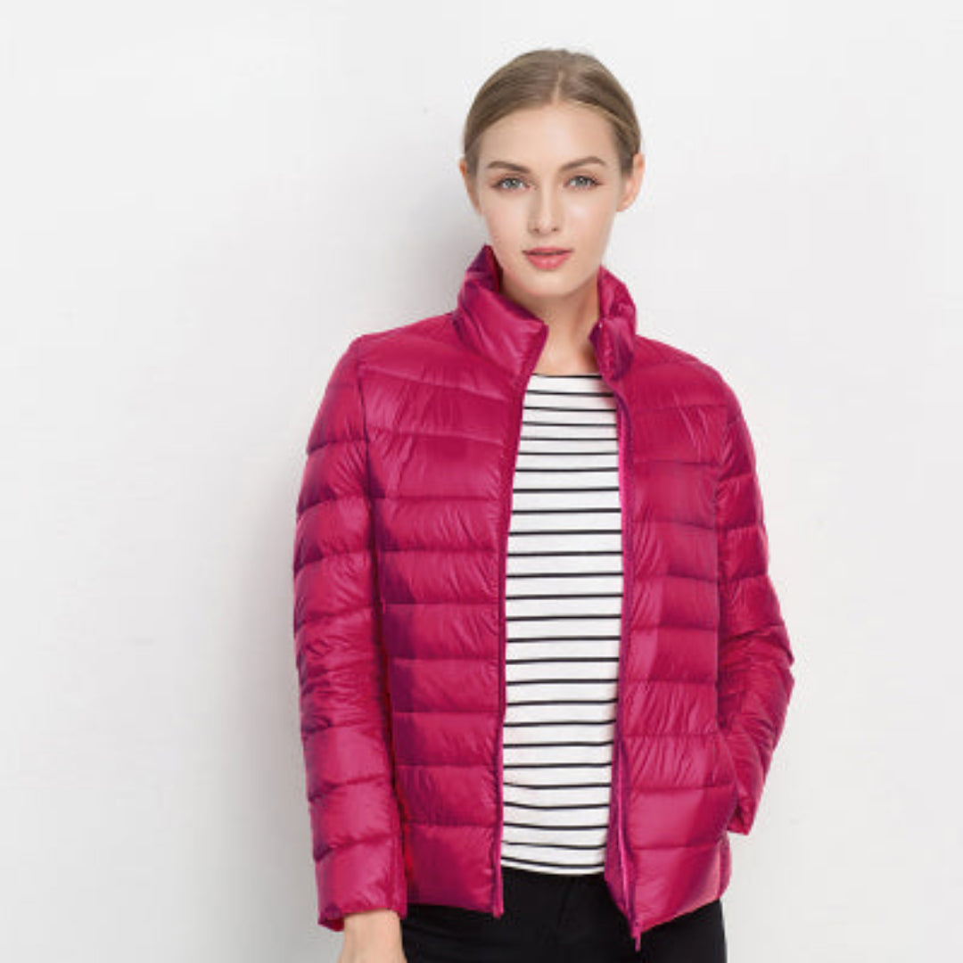 Chaqueta Acolchada Ligera para Mujeres | Cálida y de Manga Larga