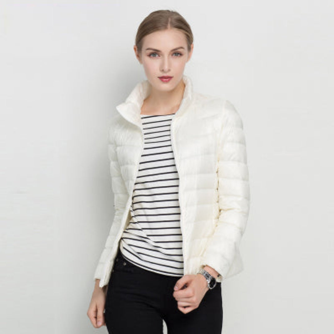 Chaqueta Acolchada Ligera para Mujeres | Cálida y de Manga Larga